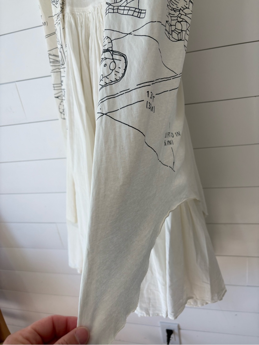 Rundholz Dip NASA Graphic Layered Lagenlook Dress Women’s S Germany - Picture 5 of 16